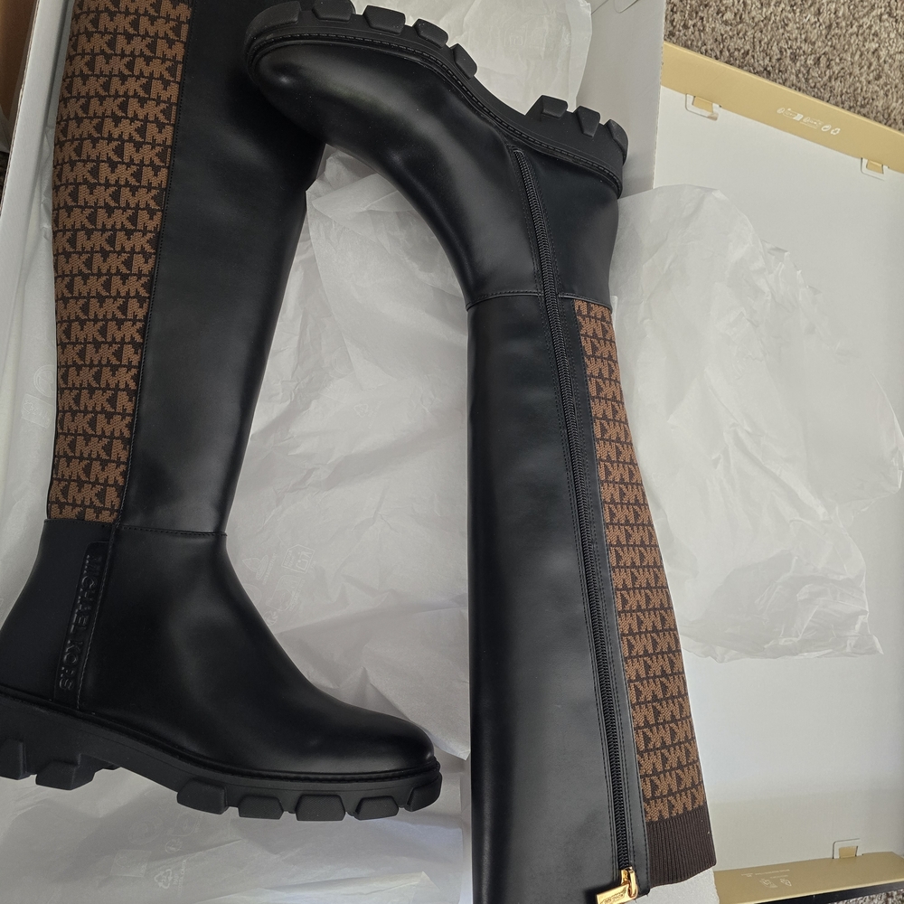Michael Kors Beige Over the Knee Boots - Picture 6 of 6